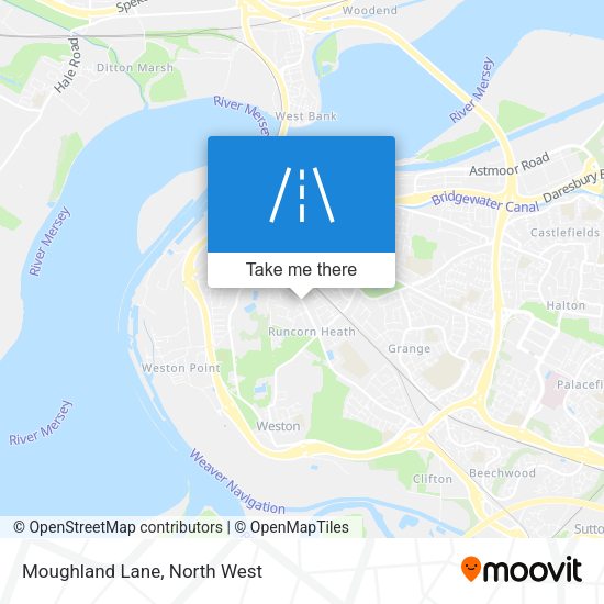 Moughland Lane map
