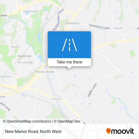 New Manor Road map