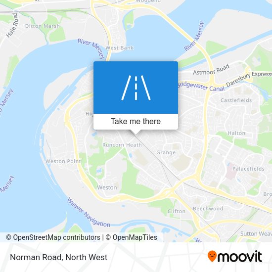 Norman Road map
