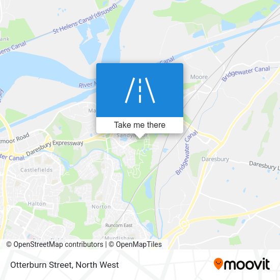 Otterburn Street map