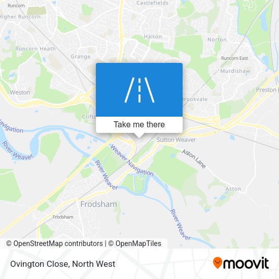 Ovington Close map