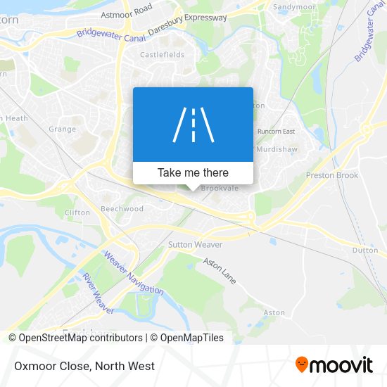 Oxmoor Close map