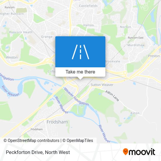 Peckforton Drive map