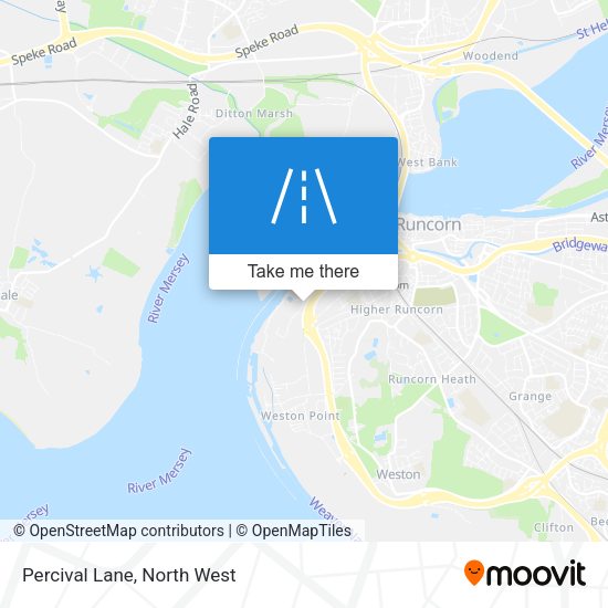 Percival Lane map