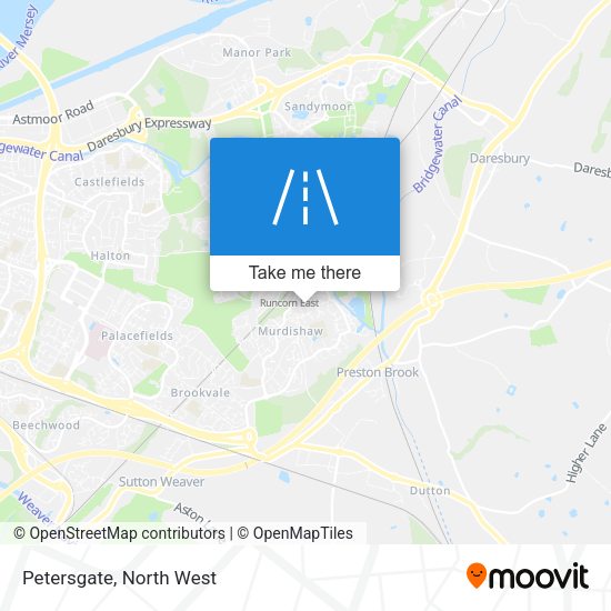 Petersgate map