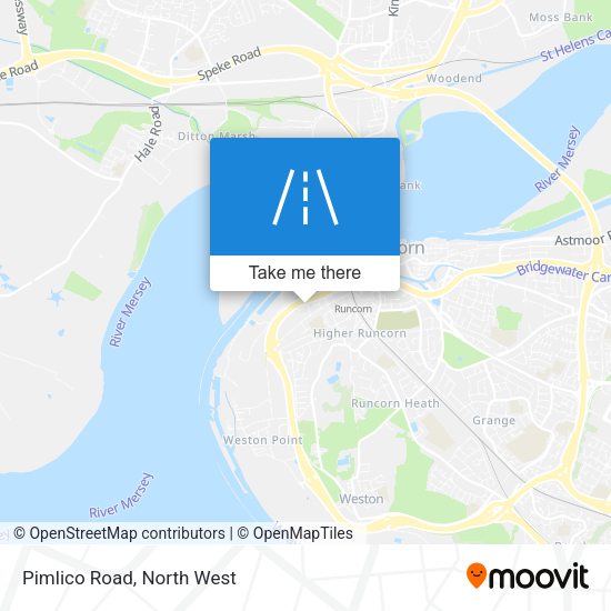 Pimlico Road map