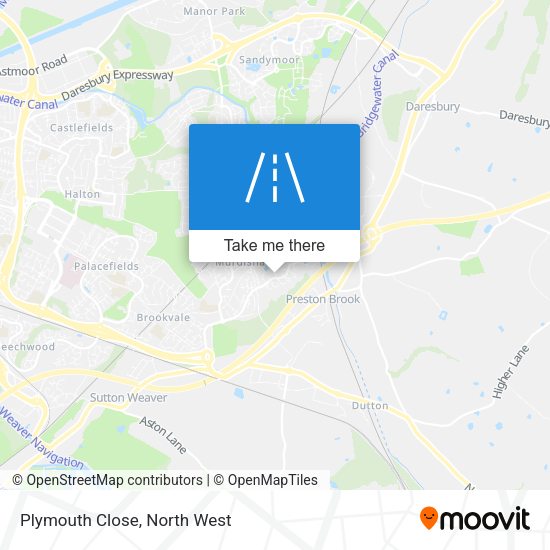 Plymouth Close map