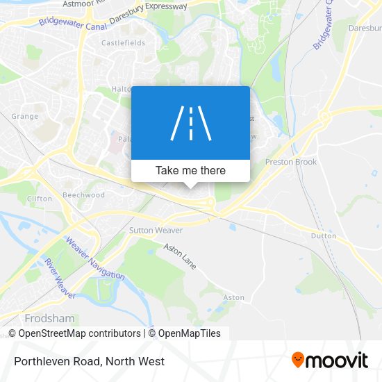 Porthleven Road map
