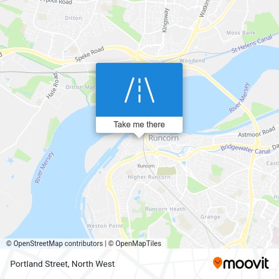 Portland Street map
