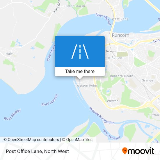 Post Office Lane map