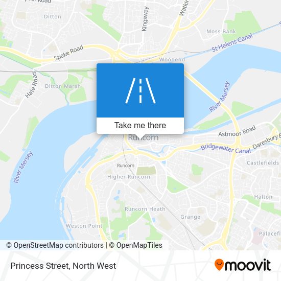 Princess Street map