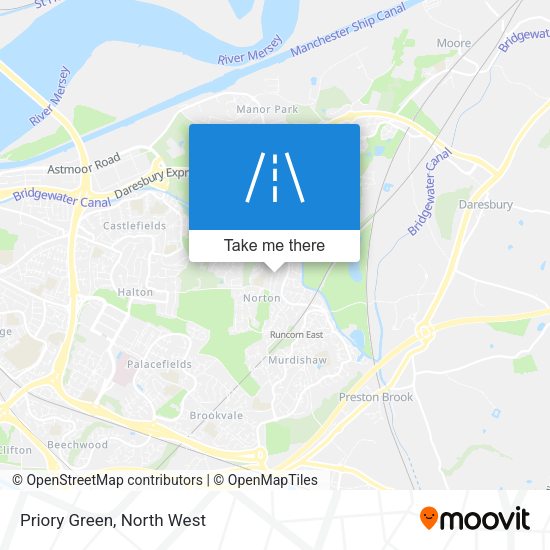 Priory Green map
