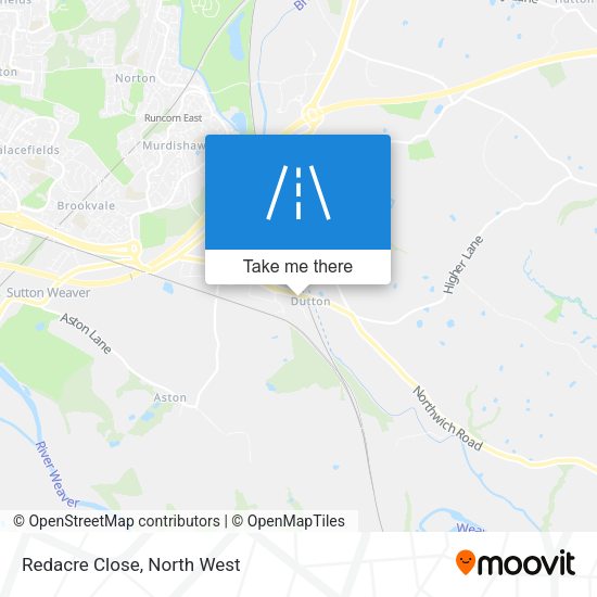 Redacre Close map