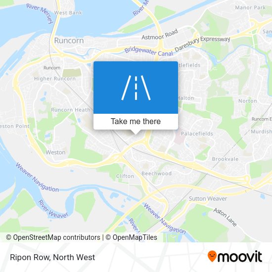 Ripon Row map
