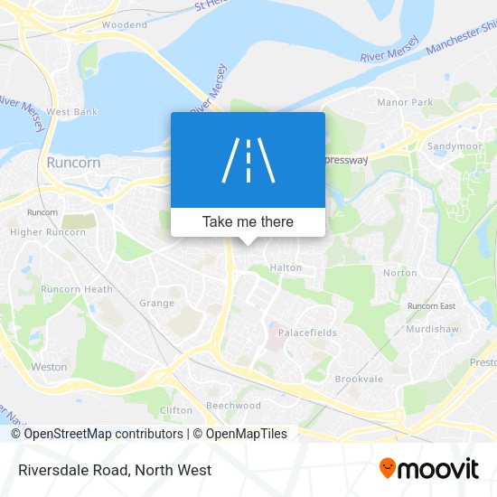 Riversdale Road map