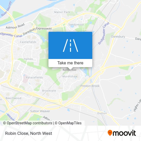 Robin Close map