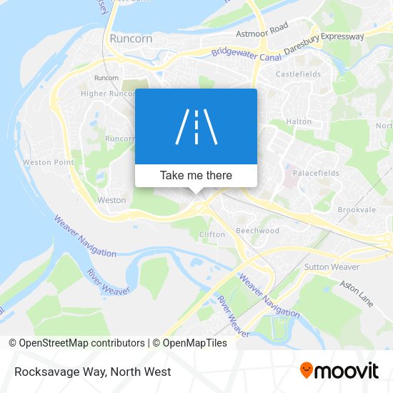 Rocksavage Way map