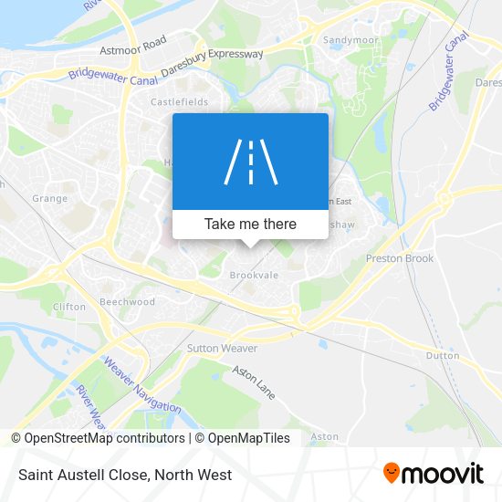 Saint Austell Close map
