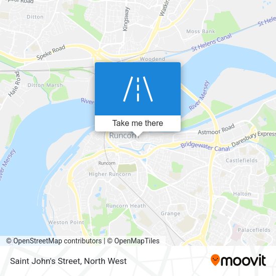 Saint John's Street map