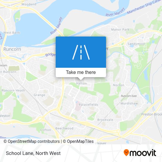 School Lane map