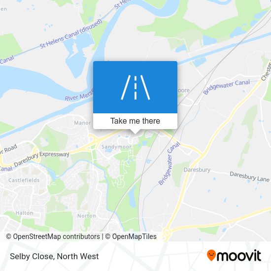 Selby Close map