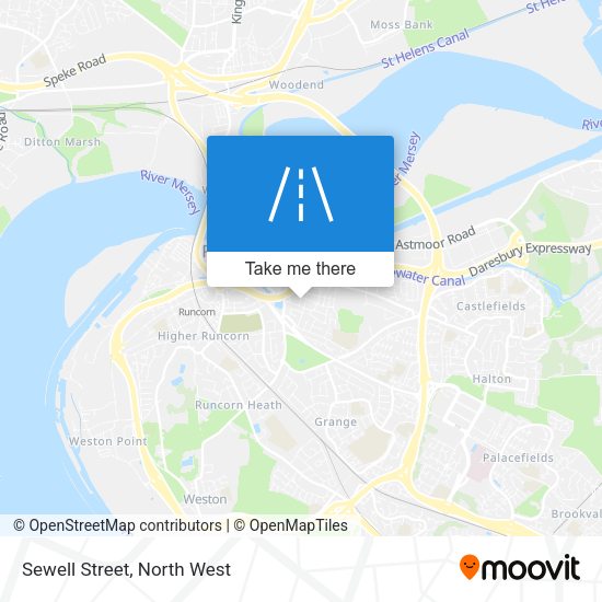 Sewell Street map