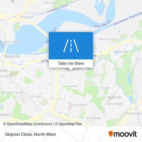 Skipton Close map
