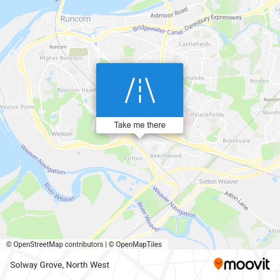 Solway Grove map