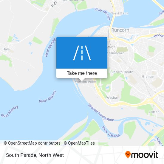 South Parade map