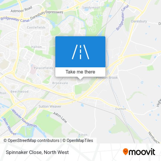 Spinnaker Close map