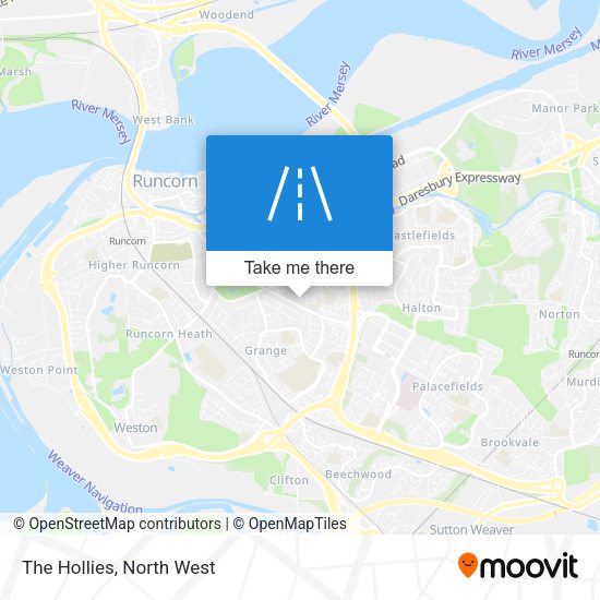 The Hollies map