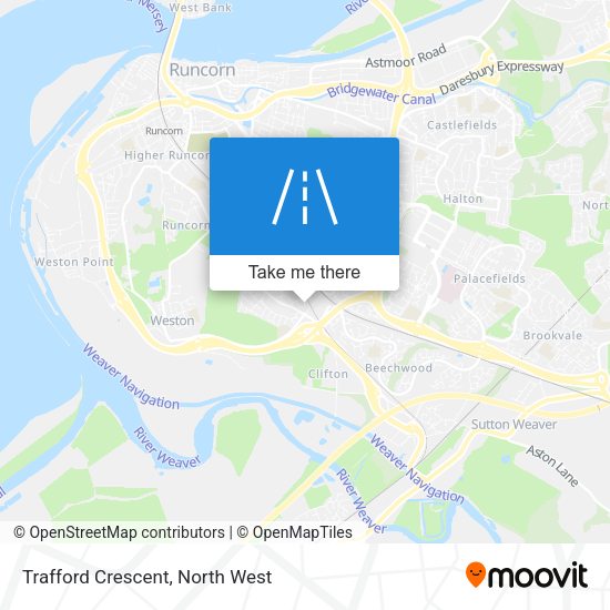 Trafford Crescent map