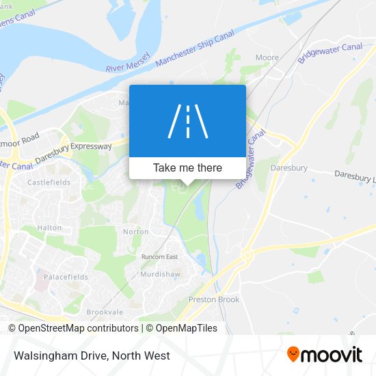 Walsingham Drive map
