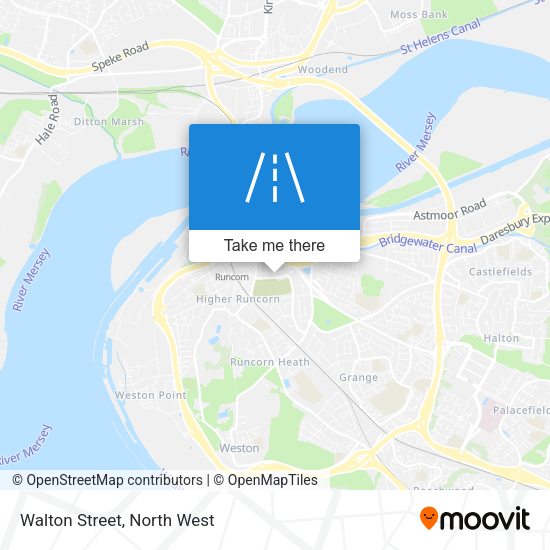 Walton Street map