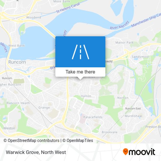 Warwick Grove map
