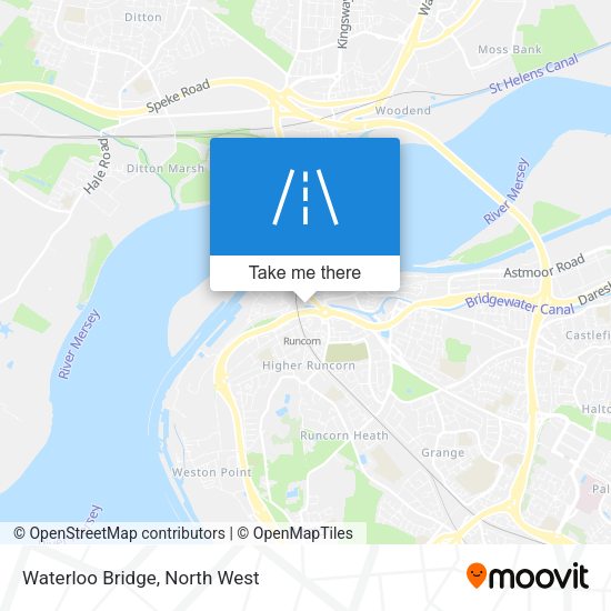 Waterloo Bridge map