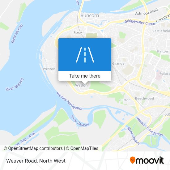 Weaver Road map