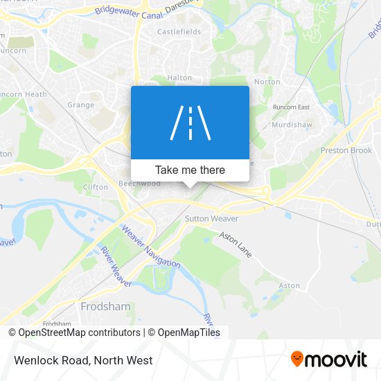 Wenlock Road map