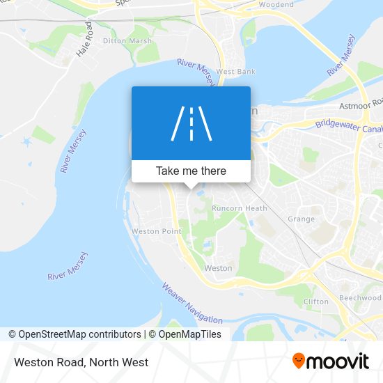 Weston Road map