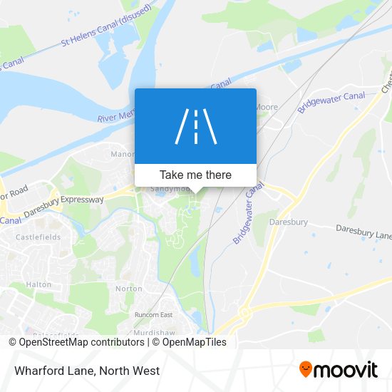 Wharford Lane map