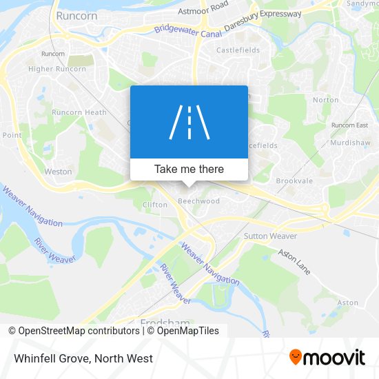 Whinfell Grove map