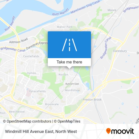 Windmill Hill Avenue East map