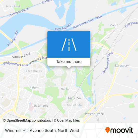 Windmill Hill Avenue South map