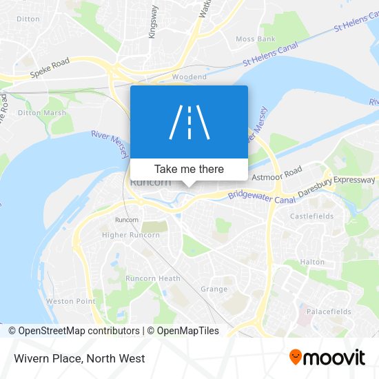 Wivern Place map