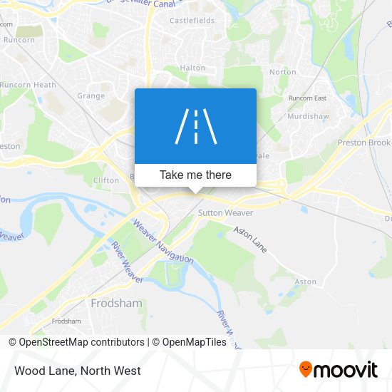 Wood Lane map