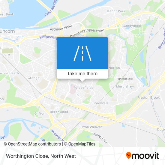 Worthington Close map