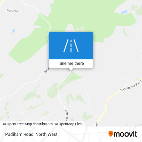 Padiham Road map