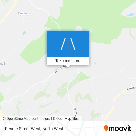 Pendle Street West map