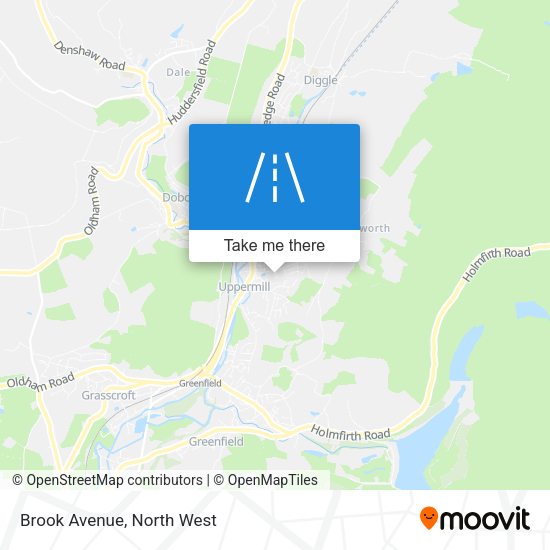 Brook Avenue map