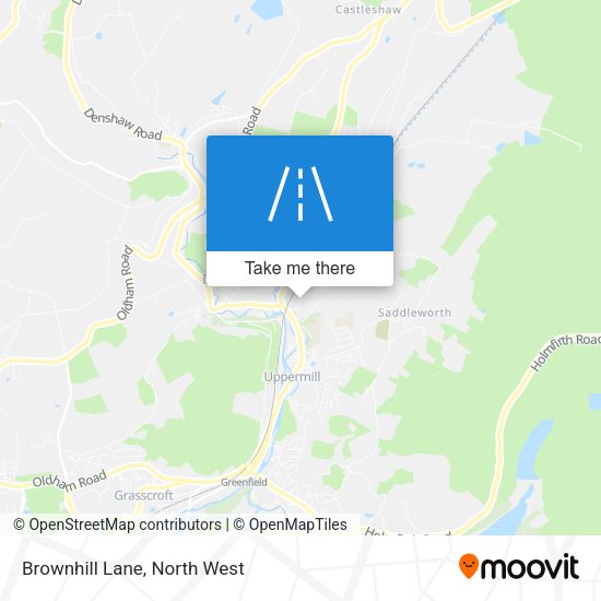 Brownhill Lane map